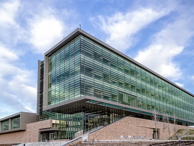 SmithGroupJJR’s Approach to using Acid-etched Glass for Exterior Applications
