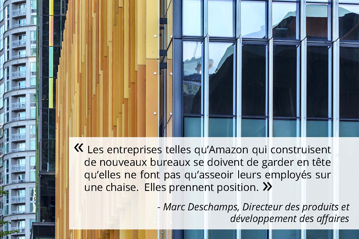 Amazon Campus with acid-etched Starphire® glass