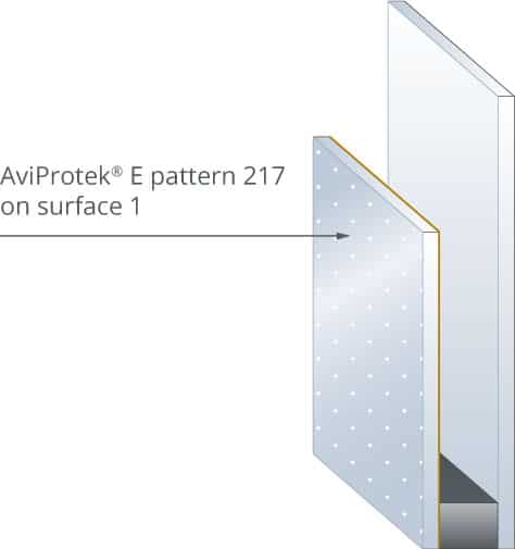 AviProtek E bird-friendly glass with Solarban low-e coating on surface 2