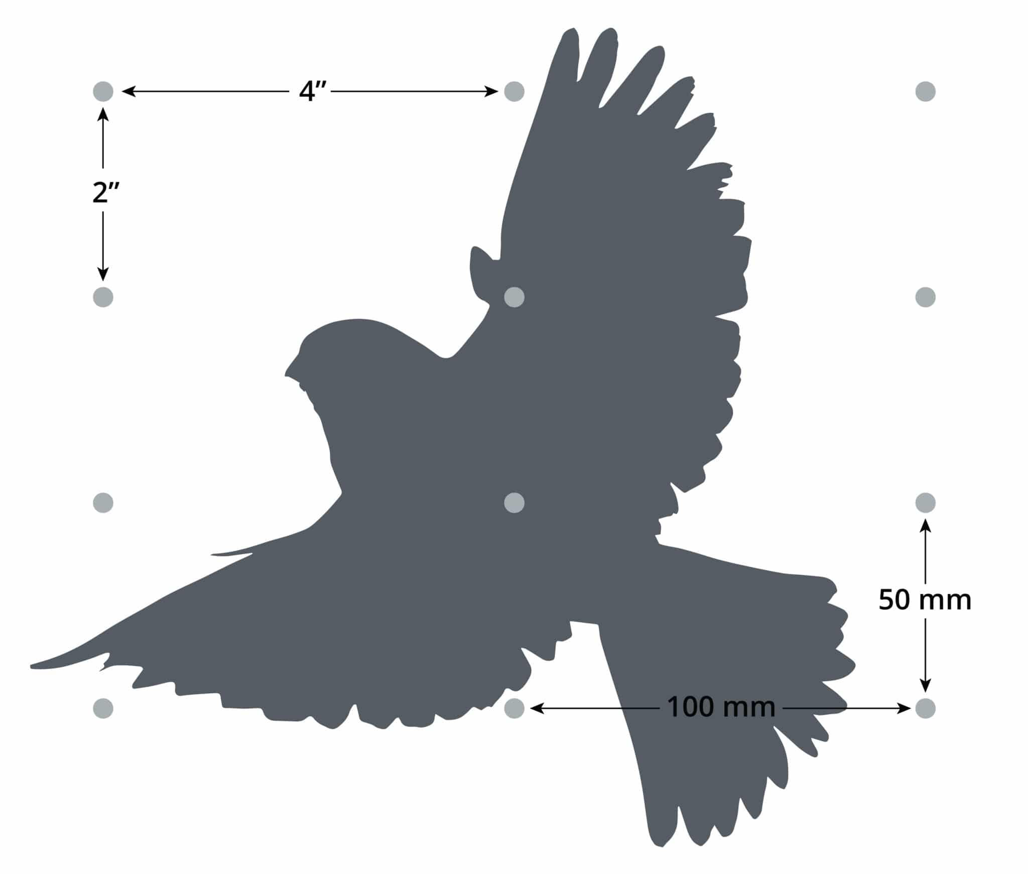 bird-safe glass 2x4 rule