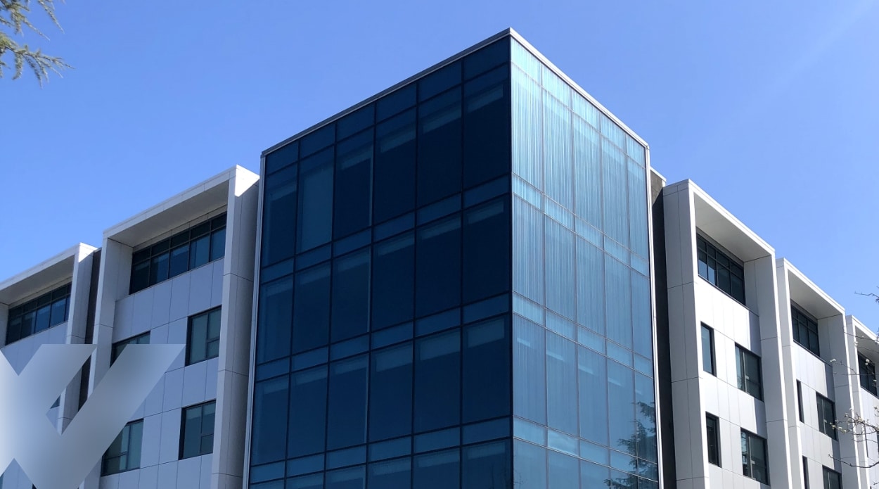 Shashi Hotel Mountain View CA with AviProtek® bird-friendly glass pattern 211