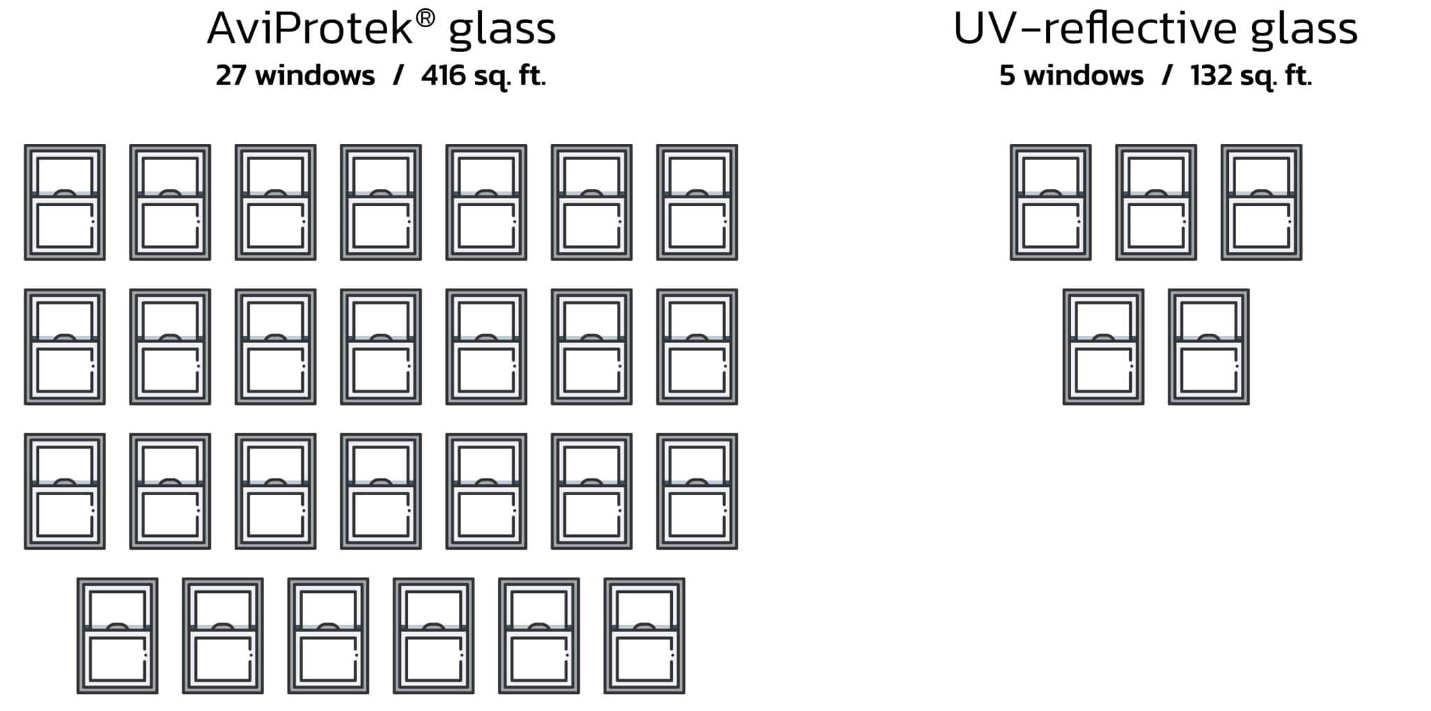 bird safe windows by area