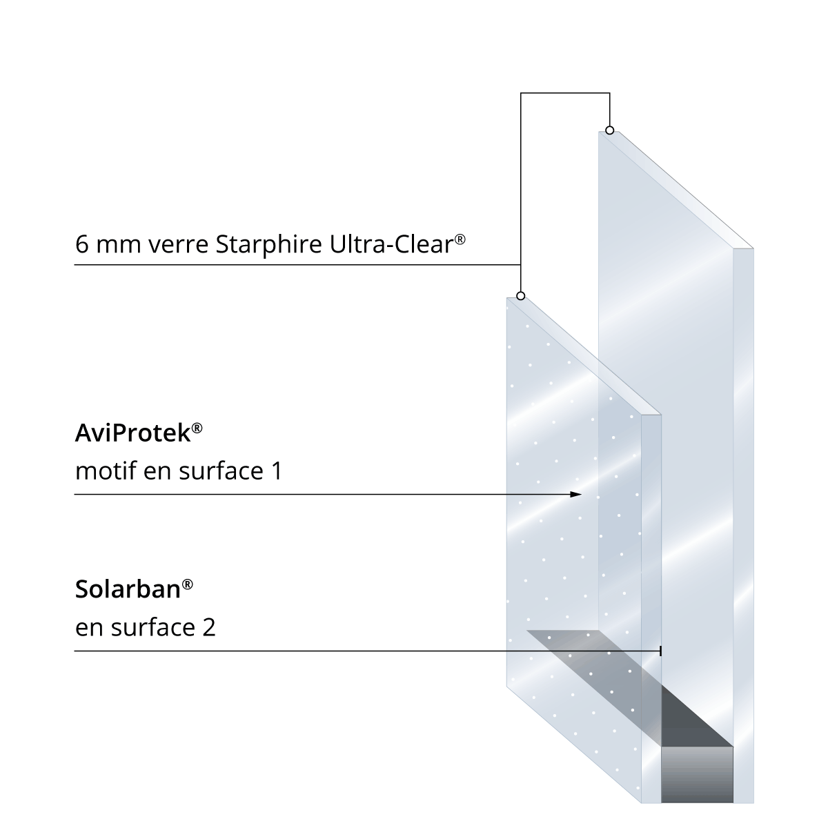 AviProtek E bird friendly glass with Solarban low-e coating on surface 2